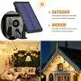 TomCare Solar Lights Flickering Flame Outdoor Solar String Lights 27 Ft USB Charged Waterproof Decorative Hanging Patio Lights Outside Lights LED String Lighting for Patio Garden Backyard TomCare Solar Lights Flickering Flame Outdoor Solar String Lights 27 Ft USB Charged Waterproof Decorative Hanging Patio Lights Outside Lights LED String Lighting for Patio Garden Backyard
