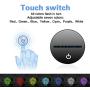 Soccer 3D LED Night Light Touch Table Desk Optical Illusion Lamps, Elstey 7 Color Changing Lights with Acrylic Flat & ABS Base & USB Charger…
