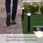 Ring Solar Pathlight -- Outdoor Motion-Sensor Security Light, Black (Ring Bridge required)