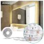 Led Strip Lights RGB Color Changing P511S 16.4ft 300 LEDs 5050 Color Changing Waterproof Flexible Led Lighting Kit with 44 Keys IR Remote Controller