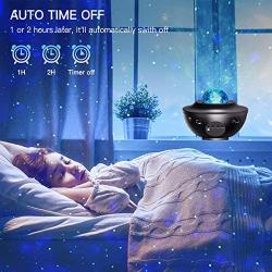 Star Projector Night Light Projector with LED Galaxy Ocean Wave Projector Bluetooth Music Speaker for Baby Bedroom,Game Rooms,Party,Home Theatre,Night Light Ambiance