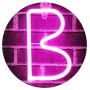 LED Neon Letters Light, Marquee Signs Light Up Letters USB Plug in Batteries Operated Night Light Pink Lamp Words Signs for Kids Teen Girls Bedroom Decor-Pink Letter B