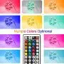 65.6ft Led Lights for Bedroom dalattin Led Strip Lights Color Changing Lights with 44 Keys Remote,2 Rolls of 32.8ft