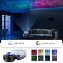 Led Night Light, Star Projector, Galaxy Projector, HOKEKI Lights for Bedroom, Starlight Projector,with Bluetooth Speaker, Can Remote Control Adjust Brightness, Suitable for Romantic Gifts