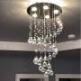 Modern Crystal Chandelier Rain Drop Lighting Fixture (5 Lights)