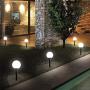 Solar Globe Lights Outdoor LED Solar Lights Outdoor Solar Landscape Path Lights Outdoor Waterproof Solar Garden Lights for Yard Patio Walkway Decoration (8 Pack)