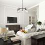 LNC Farmhouse Chandelier, Mason Jar Lights, Medium Dining Room Pendant in Brushed Dark Silver Metal for Kitchen Island