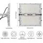 LED Flood Light Outdoor, Sararoom 200W IP65 Waterproof LED Security Lights, 18000LM 6000K Cold White Spotlight, Floodlight Landscape Wall Light for Yard, Street, Parking Lot, Garage