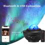 Star Night Light Projector Bedroom, MJDUO Ocean Wave Projector w/LED Starlight Cloud and Bluetooth Music Speaker As Gifts Decor Birthday Party Wedding Bedroom Living