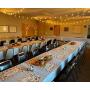 NIOSTA 25 Ft White Wire Outdoor Patio String Lights with 25 Clear G40 Bulbs for Indoor/Outdoor Home Wedding Party Tent Bistro Cafe Deck Pergola