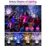 Night Light Projector for Kids, Baby Bunny Night Lamp with Musicbox Remote Control, Lullaby Lamp for Bedroom, 360° Rotary Star Projector Light Baby Nursery Night Light Birthday Christmas Gift Party