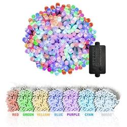 Vanthylit Curtain String Light 300 LED Multi-Colored Hanging Fairy Curtain Lights for Bedroom Living Room Wall Party Xmas Backdrop