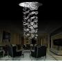 Chandelier Modern Crystal Raindrop Chandelier Lighting Flush Mount LED Ceiling Light Fixture Pendant Lamp for Dining Room Bathroom Bedroom Livingroom (Crystal chandeliers2)
