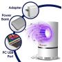 RUNADI Mosquito Killer - Gnat Trap Indoor - Effectively Trapping Mosquitoes, Gnats, Flies, and Tiny Insects - Insect Killer Lamp with 12 Sticky Boards