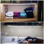 Amagle LED Dual Mode Motion Night Light, Flexible LED Strip with Motion Sensor Closet Light for Bedroom Cabinet, Nature White (4000K) (4 AAA Batteries Operated, Not Included)