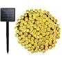 Komoon Solar String Lights 72 Ft 22 Meter 200 LED Solar Powered Fairy Christmas Lights for Outdoor Gardens Homes Wedding Party Lawn Patio Xmas Tree Waterproof (Warm White)