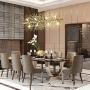 LED Crystal Chandeliers Firework Hanging Ceiling Light Fixture Modern Pendant Lighting for Store Foyer Dining Room Bathroom Bedroom Living Room Restaurant Porch Island L35.4'' (Gold)
