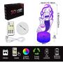 3D Mermaid Night Light for Kids, Mermaid Toys for Girl,7 Colors Changing Mermaid Lamp with Remote Control and Timer,Best Mermaid Gifts for 1 2 3 4 5 6 7 8 Year Old Girl