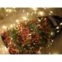 New 300 LED Window Curtain String Light Wedding Party Home Garden Bedroom Outdoor Indoor Wall Decorations, Warm White