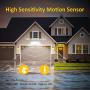 Solar Lights Outdoor, GSBLUNIE 1600LM 3 Adjustable Heads Dusk to Dawn Solar Motion Sensor Lights Outdoor,IP65 Waterproof Solar Flood Lights Outdoor Security Lights Detector for Yard,Garage,Front Door