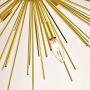 Maxax Sputnik Chandelier Gold Ceiling Lighting 7 Lights Pendant Lamp Fixture for Dining Room,Bedroom,Kitchen