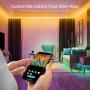 Govee RGB LED Strip Lights, Works with Alexa, Google Assistant, App Control for Room, 16.4 Feet