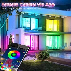 Led Strip Light Bluetooth ,WEILY 32.8ft 10M Waterproof 5050 LED RGB Led Lights Strip