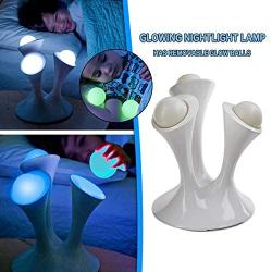 Glowing Nightlight Lamp Removable Glowing Balls Bedroom Bathroom Gifts for Kids