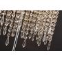 GDLMA Silver Crystal Raindrop Floor Lamp for Bedroom,Living Room,Girls Room or Wedding Gift