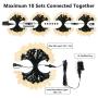BHCLIGHT C9 Christmas String Lights, 50 LED Extendable Outdoor Fairy Lights Plug in, UL Safe, Green Wire String Lights for Patio Xmas Tree Wedding Party Decoration(Warm White) BHCLIGHT C9 Christmas String Lights, 50 LED Extendable Outdoor Fairy Lights Plug in, UL Safe, Green Wire String Lights for Patio Xmas Tree Wedding Party Decoration(Warm White)