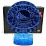 TriPro 3D Optical Illusion Smart 7 Colors Night Light Table Desk Lamp with USB Power Cable Gifts for GS Men, Women, Kids, Teens, Boys