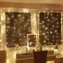 Hopolon LED Window Curtain Lights, 8 Modes Plug in Twinkle Fairy Lights, Outdoor Indoor String Lights Wedding Party Home Garden Bedroom Wall Decorations,UL Certified (Warm White)