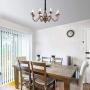 Jaycomey 8-Lights Chandelier,Vintage French Country Chandelier,Metal Bronze Living Room Chandelier,Pendant Light Fixture for Farmhouse Dining Room