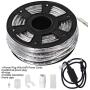 Tangkula 100 FT Cold White LED Rope Lights, Waterproof & Cuttable LED Strip Rope Lights, Ideal for Indoor/Outdoor Use, Background Decorative Lighting, Christmas Decorative,Trees, Eaves Decorations