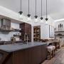 Mason Jar Pendant Light Fixtures 5-Lights, Rustic Glass Hanging Lighting for Farmhouse Dining Room Kitchen Island