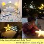 Decorative LED Crescent Moon Star Cloud Night Lights for Kids and Adults,Baby Nursery,Birthday Party,Kids Room Decor