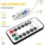 StillCool 300 LED Curtain String Lights (9.8 x 9.8 ft) 8 Modes Fairy Lights Remote Control USB Powered Waterproof Lights for Indoor Outdoor Christmas Bedroom Party Wedding Home Garden Wall Decorations
