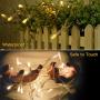 Koopower 36ft 100 LED String Lights ,USB Powered Fairy Lights Outdoor Twinkle Lights with Remote and Timer for Bedroom Garden Wedding Party Christmas (Warm White,Dimmable)