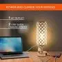 Dimmable Table Touch Lamp with 2 USB Charging Ports, AC Outlet, and Bulb, Decorative Crystal Bedside Light, Cute Modern Desk Lamps for Bedroom, Living Room, Bed Side, Guest Room, and Home Office Dimmable Table Touch Lamp with 2 USB Charging Ports, AC Outlet, and Bulb, Decorative Crystal Bedside Light, Cute Modern Desk Lamps for Bedroom, Living Room, Bed Side, Guest Room, and Home Office