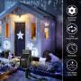DEWENWILS Outdoor Digital Power Strip Timer, Outdoor Yard Stake Timer, Waterproof with 6 Grounded Outlets, 6ft Extension Cord,Digital Timer for Christmas Lights Decorations,1800W/15A Heavy Duty