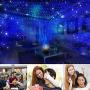 Yiliaw Star Projector Night Light Ocean Wave Projector with Bluetooth Music Speaker Timing Function,10 Lighting Modes and Adjustable Brightness Suitable for Home Theater/Kids Adults Room Decoration