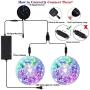 65.6ft LED Strip Lights, Ultra-Long Color Changing LED Light Strip Music Sync, with Bluetooth APP Control + 40 Key Remote RGB LED Lights for Bedroom, Kitchen,Ceiling,Party, DIY Decoration(2x32.8FT)