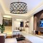 KARMIQI Crystal Chandelier Light Fixture 4-Light Ceiling Light, Bulbs Included, Vintage Modern Farmhouse Pendant Light for Dining Room Kitchen Island
