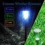 Meykers Solar Light Outdoor Pathway Garden Driveway - (16 Pack) Path Walkway Yard Lawn Landscape Sidewalk Patio Wall Backyard Camping Lighting LED Stake Solar Powered Waterproof Wireless Bright White