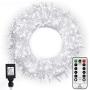 Ollny LED String Lights 800 LED 330FT Long Christmas Light with Remote,8 Modes&Timer Cool White Lights Fairy Lights Plug in Twinkle Lights for Wedding Party Christmas Decoration Outdoor Room Indoor