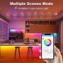 65.6ft LED Strip Lights Ultra-Long LED Lights Strip Music Sync App Control with Remote, 600LEDs RGB LED Lights for Bedroom, DIY Color Options LED Tape Lights for Bedroom Ceiling Under The Cabinet