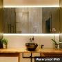 LE 12V LED Strip Light, Flexible, Waterproof, SMD 2835, 300 LEDs, 16.4ft Tape Light for Home, Kitchen, Christmas and More, Warm White