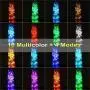 LiyuanQ 100 LED Fairy String Lights USB Plug-in Outdoor Twinkle Starry Lights with Remote Timer 16 Color Changing Twinkle Lights 33 Ft 4 Modes Decor Mini Wire Lights Bedroom Party Xmas Home