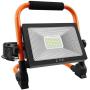 LED Work Light 50W 5500LM Portable Outdoor Flood Light 6000K IP66 Waterproof Camping Security Lights for Outdoor Lighting/Hunting/Camping/Hiking/Car Repairing (Orange)