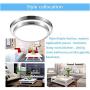 AFSEMOS Flush Mount LED Ceiling Light Warm White 9 Inches Round 18W 3000K, Flush Mount Ceiling Light Modern Decoration for Kitchen Dining Room Bathroom Bedroom